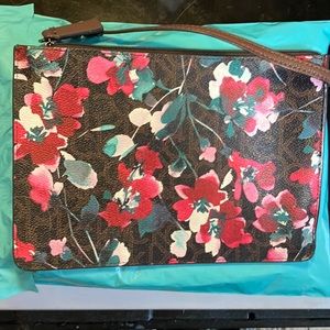Calvin Klein Flowered Wristlet